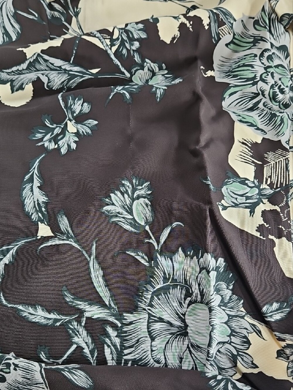 Reiss Black & Cream Floral Maxi Dress - Picture 5 of 5